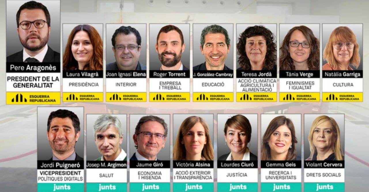 Equip de Govern de la legislatura XIII